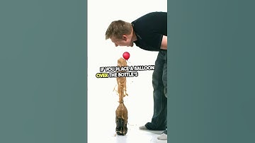 Inflate Balloons with Coke Magic! #facts #experiment  #space #science