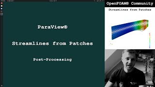 Streamlines With Patch Seeds ∇ ParaView®