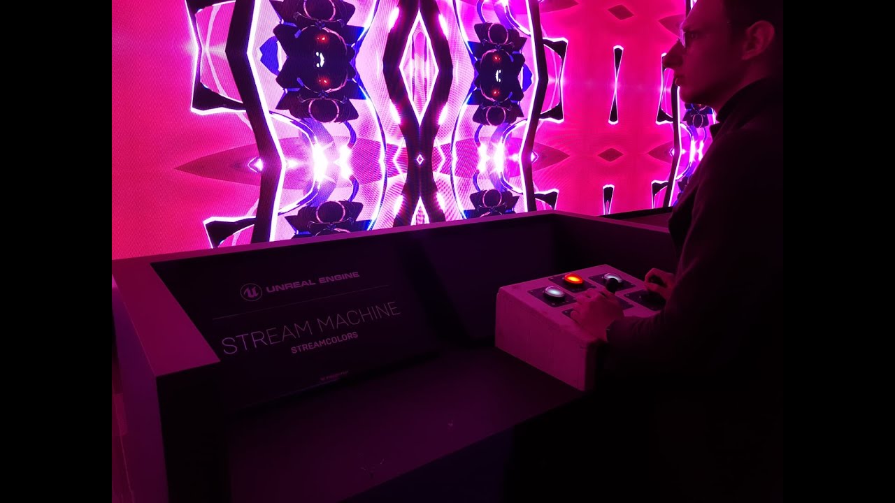 EPIC GAMES EVENT Streamcolors Machine Exhibition Center London 2019
