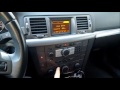 Vauxhall / Opel Vectra How to configure the air conditioning system