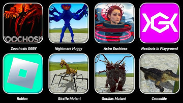 Roblox New Update Zoochosis OBBY,Nextbots in Playground New Zoo in Underground Gameplay | A15