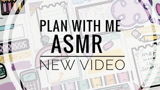 ASMR | plan with me using River and Ink stickers and @SugarPopFizz stickers whispers and paper screenshot 4