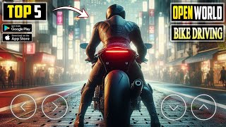 Top 5 Most Realistic Bike Games 2024 | New Open World Bike Driving Games 2024 screenshot 1