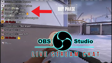 LIVE Chat on Screen using OBS Studio - YouTube Livestreaming Chat ✔
