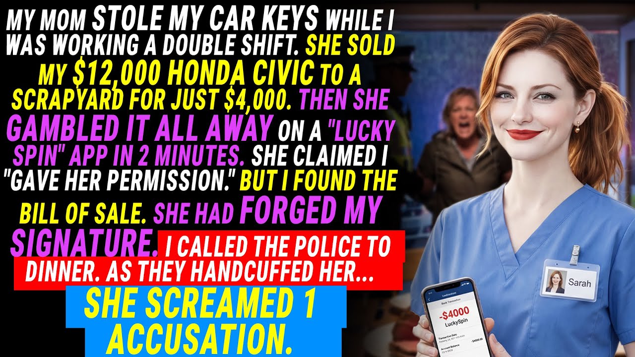 Mom sold my $12,000 Car while I was at school. 