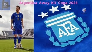 Argentina Away Jersey Copa America 2024 Player Edition | Messi | Di Maria | Martinez