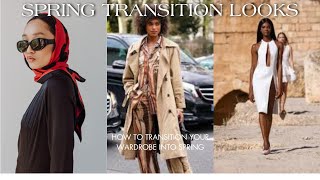 Transition Into Spring Looks