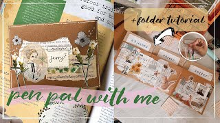 Romantic Letter ♥︎ PEN PAL WITH ME | FOLIO TUTORIAL / FLIP BOOK #penpalwithme