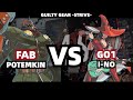 [GGST] FABポチョムキン vs GO1イノ(xkishidax)|POTHEMKIN vs I-NO [ギルティギア ストライヴ]