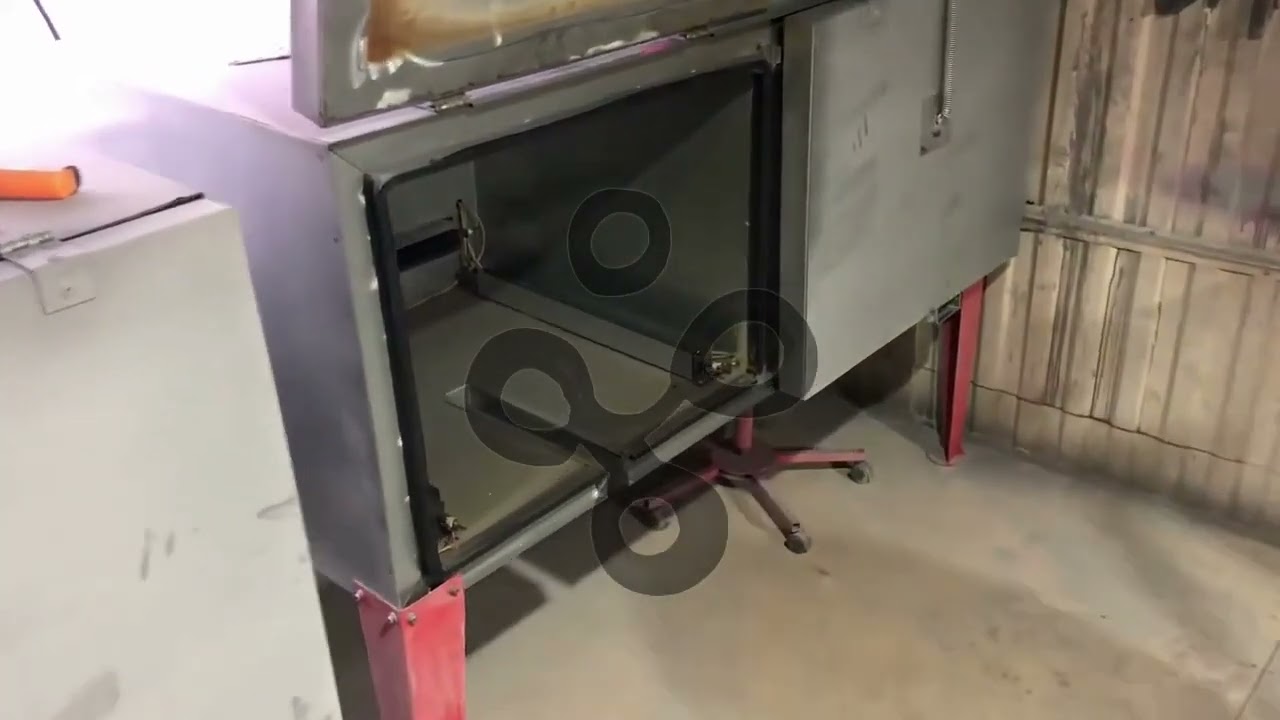 Oven for car wheels 