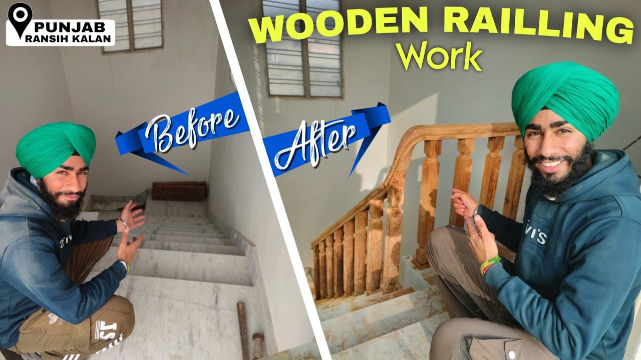 Only Wooden Railing Da Kamaal! 🪵🔥Ransih Kalan, Nihal Singh Wala Vich Nawa Project 🤩