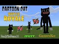 Cartoon Cat (BendytheDemon18) Vs Cartoon Cat (JPGYT) Vs Cartoon Cat (GamersKot) Minecraft PE