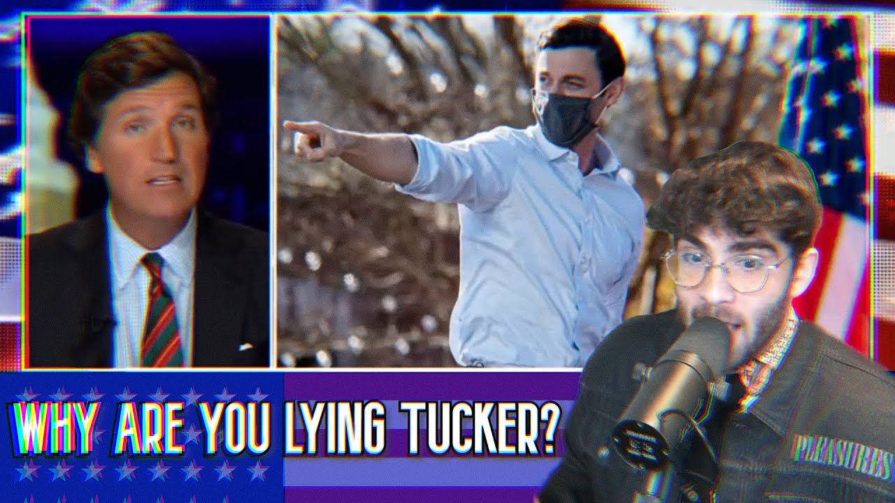 Hasanabi reacts to Tucker Carlson's Georgia Senate Race Coverage