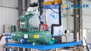 Koller 5tons daily capacity flake ice maker with water cooling system