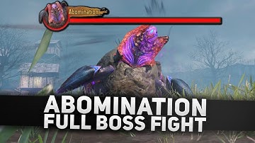 COD Mobile Zombies Full Abomination Boss Fight (4K)