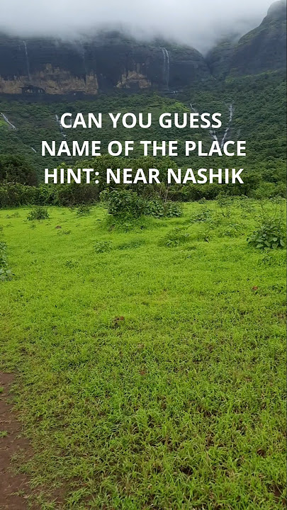 📍 Pahine waterfall near Trimbakeshwar in Nashik #nashik #pahine #trimbak #trimbakeshwar