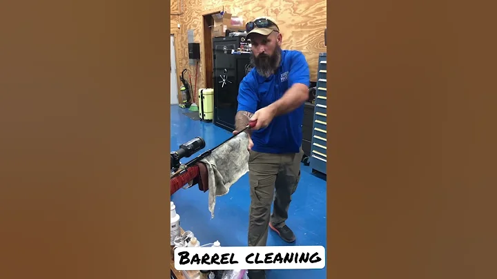 Barrel cleaning - Iosso brush and patch out.