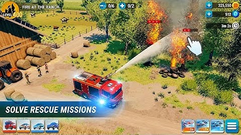 EMERGENCY HQ - Rescue Strategy | Firefighter Simulation | Crane Truck Gameplay | Android Gameplay