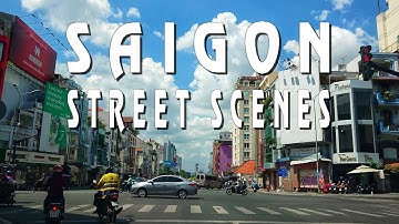 Saigon street scenes : Ngã tư Hàng Xanh lên cầu Bình Triệu đến GigaMall Thủ Đức