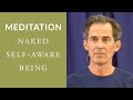 Meditation: Naked Self-Aware Being