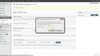Twilio Subaccount Manager Wordpress Plugin