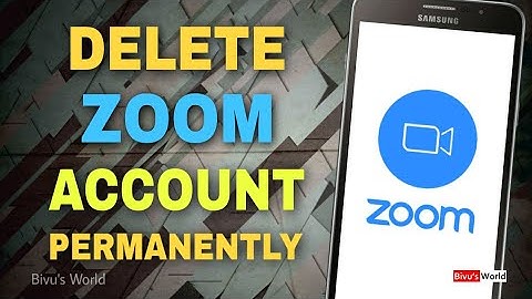 How to Delete ZOOM Account || ZOOM Account Permanently Delete Kaise Kare ❌