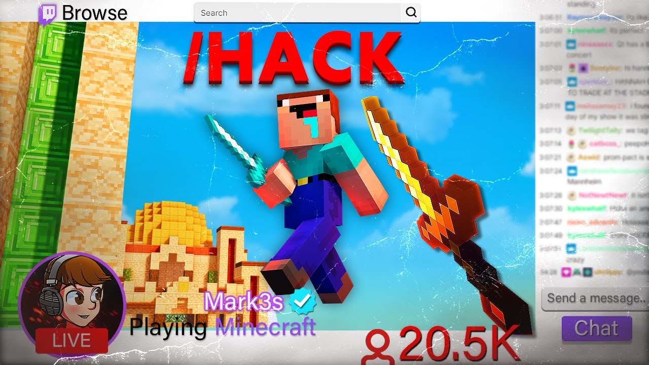 HO UTILIZZATO le HACK per TROLLARE gli STREAMER nelle BEDWARS!