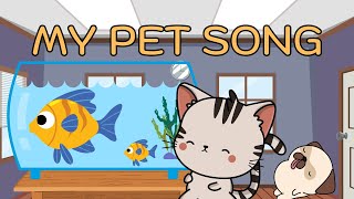 Meet the Pets Song for Kids | Fun Animal Sounds & Names | Learn About Dogs, Cats, Fish & More!