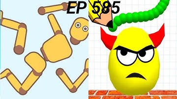 kick & break the Ragdoll game  Gameplay 😈😱🥛🍔🥦Speed - challenge iOS Android walkthrough Max Level 585