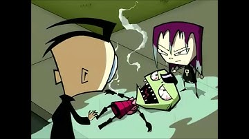 Zim Screams in pain from Water