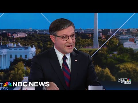 Speaker Johnson says Democrats are 'not serious' about negotiating end to shutdown: Full interview
