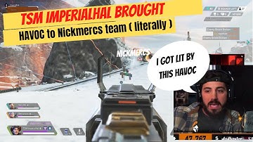 when TSM ImperialhHAL brought HAVOC to Nickmercs team #apex #imperialhal #apexlegendsclips