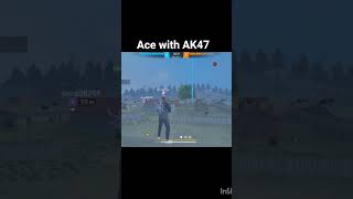 1vs4 clutch with AK47 #freefire #1vs4clutch