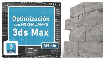 OPTIMIZA Geometrías 3D con NORMAL MAP en 3DS MAX.