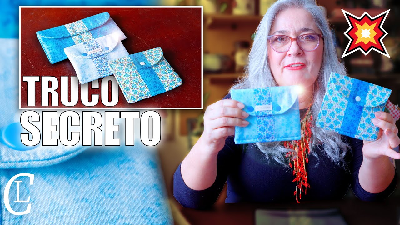 CARTERA o MONEDERO de TELA FÁCIL, BONITO y ELEGANTE! ✨Trucos SECRETOS que la hacen PERFECTA 👜