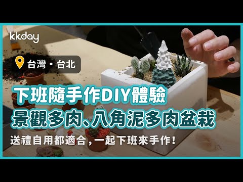 【台灣旅遊攻略】台北多肉盆栽自己做！室內行程首推下班隨手作｜KKday