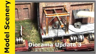 Diorama And Model Railroad Scenery Update Sept 23 How To Make Dikoramas Scale Model Buildings