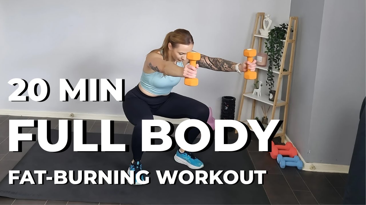 20 Min Full Body Dumbbell Workout | Strength + Fat-Burning At Home ...