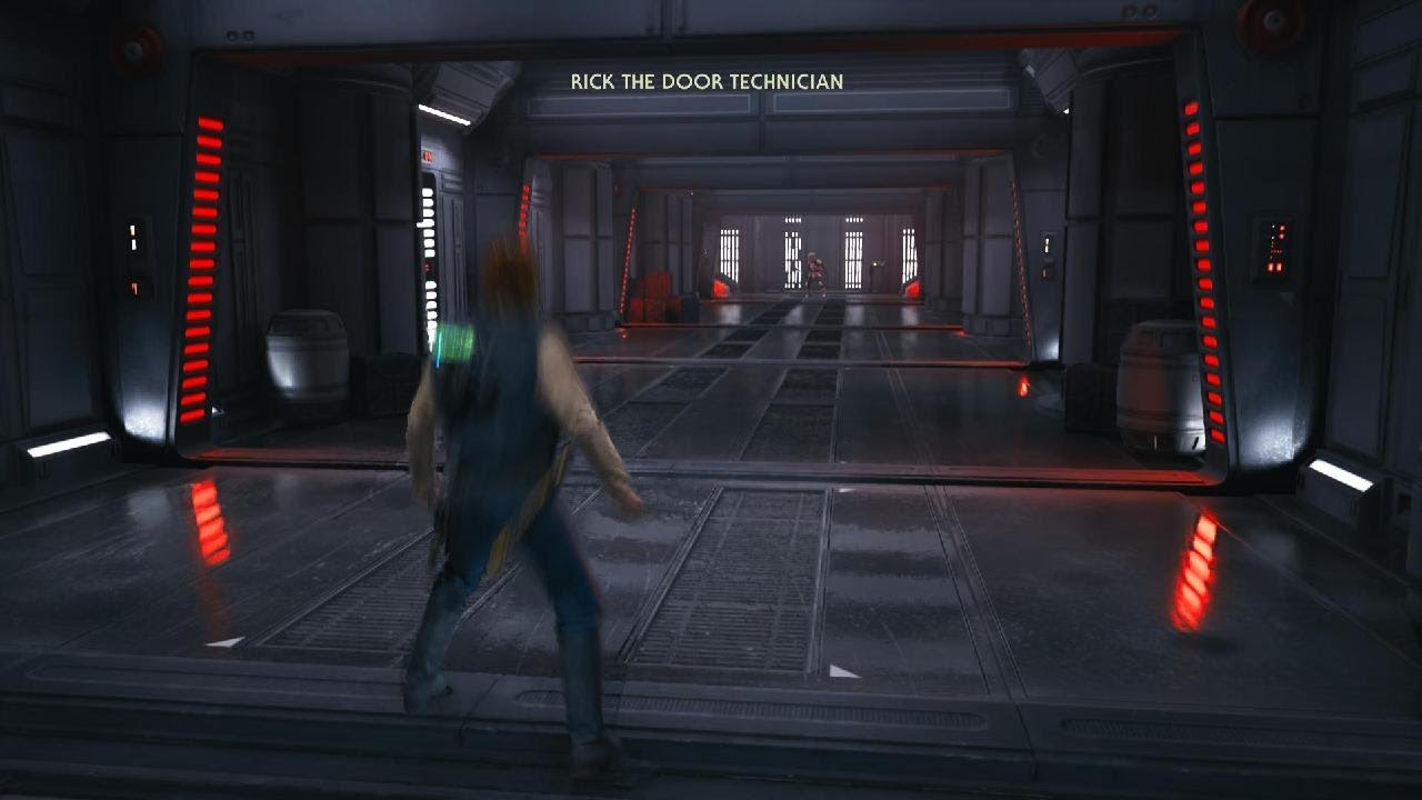 STAR WARS Jedi Survivor Rick The Door Technician YouTube