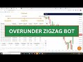 Make 20 with over under zigzag bot on small account binary binarycom deriv