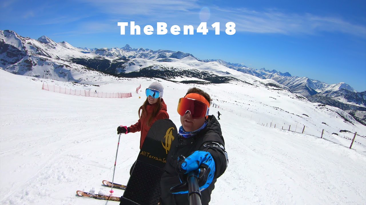 SUNNY SATURDAY BINDINGLESS BANFF SUNSHINE VILLAGE