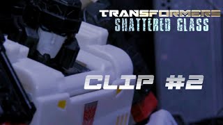 TRANSFORMERS: SHATTERED GLASS Preview Clip #2 - &#39;Just A Shock&#39;