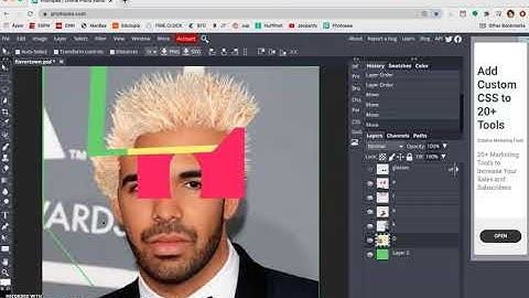Photopea - Working with Layers