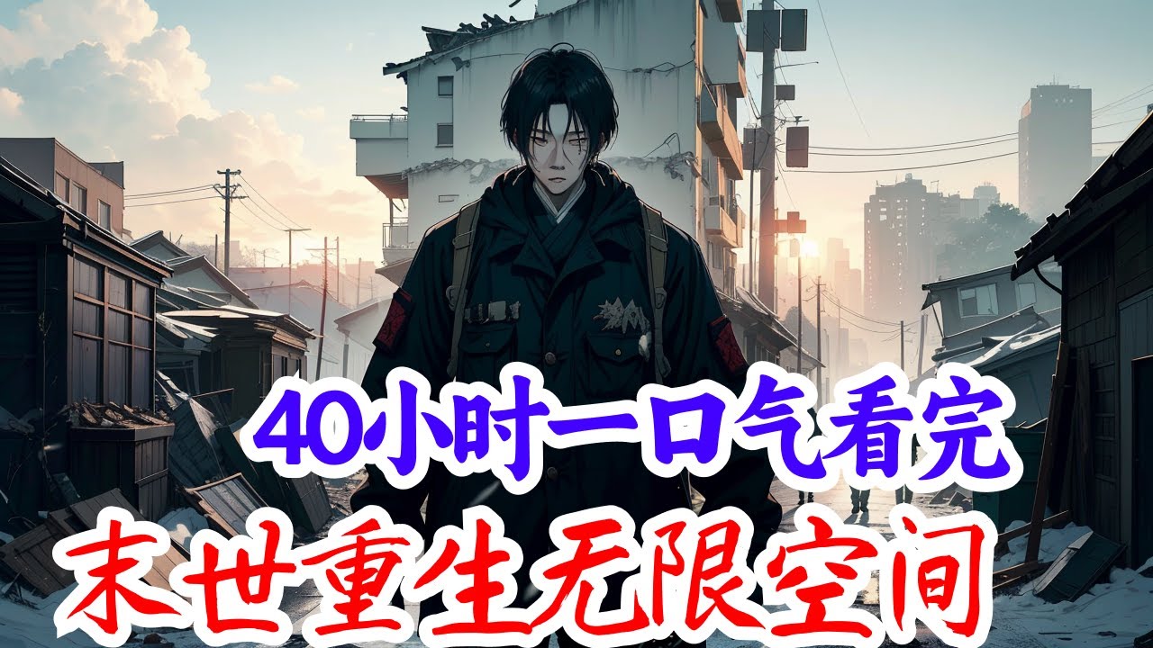 40小时一口气看完《末世重生无限系统空间囤物资》全集：末世艰难挣扎十年的叶天，被心爱人突然杀死，却意外重回末日爆发前一个月，在灾难面前，他依靠前世的经验，他囤积物资招收精英，建立势力成为人类的希望。