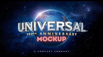 Universal Studios Logo Mockup