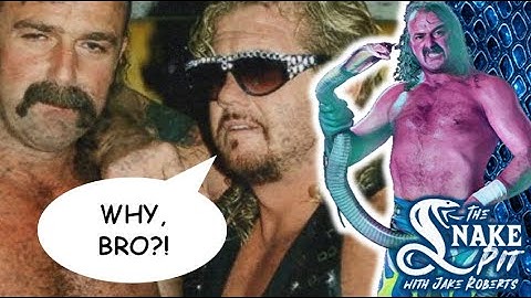 Jake The Snake Roberts on Ribbing DDP at a AAA Event