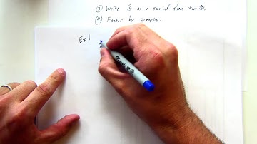 Factoring Trinomial (AC Method Example 1