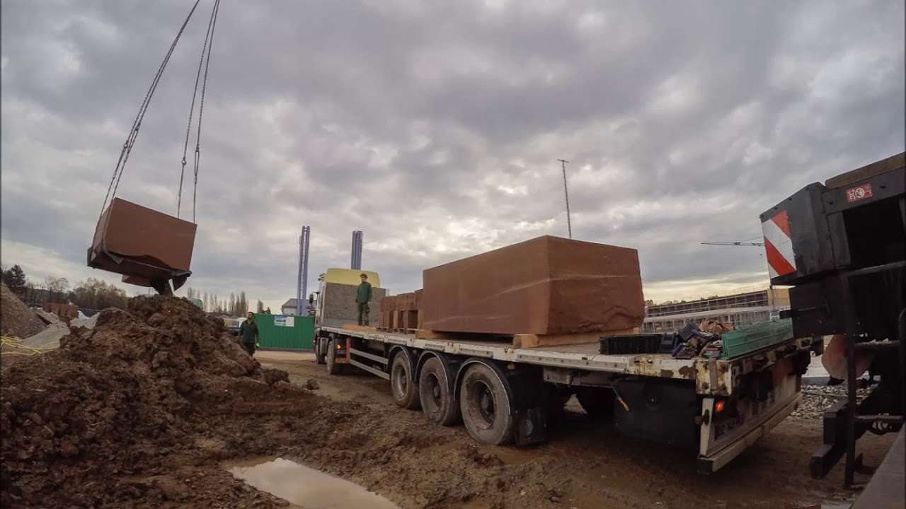 Bürgerpark Spielplatz Bau Sandsteinmauer YouTube