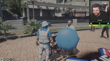 James Randall Shows To The Mandem Wheel Chair Drop | GTA RP NoPixel 3.0