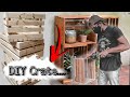 How to make a  wooden crate |  DIY Project | Crate Bookshelf